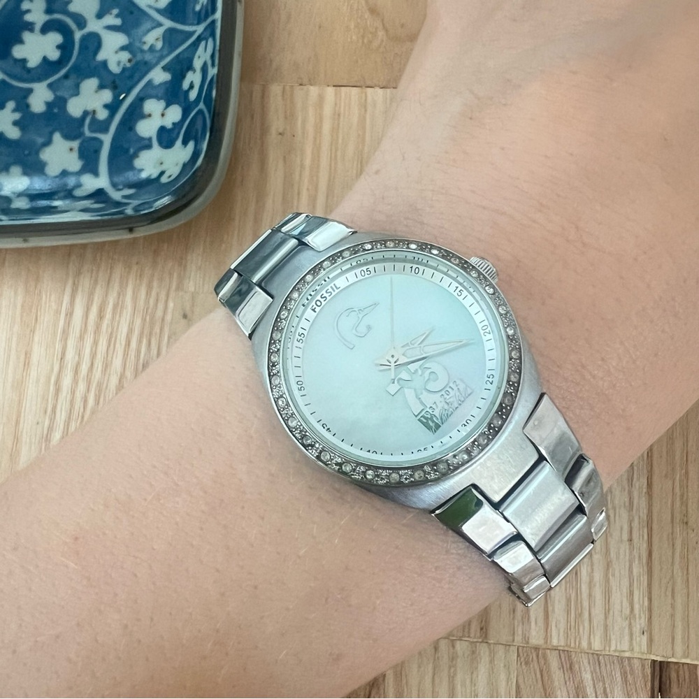 Fossil Ducks Unlimited 75th Anniversary Special Edition Watch New Battery View 2